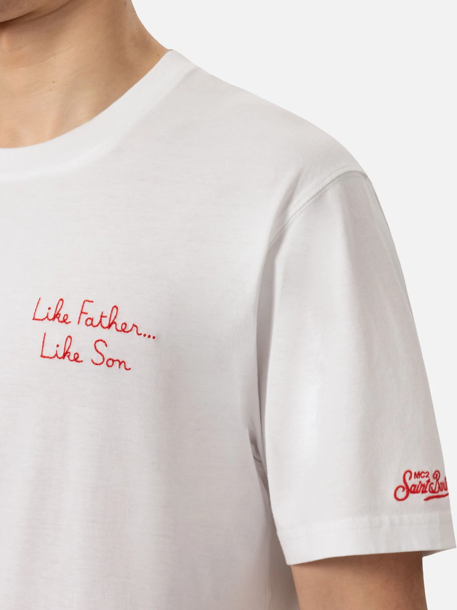 MC2 Saint Barth Man Cotton T-shirt With The Simpson Front Embroidery And Back Print | THE SIMPSON SPECIAL EDITION 4 MC2 Saint Barth Man Cotton T-shirt With The Simpson Front Embroidery And Back Print | THE SIMPSON SPECIAL EDITION - Image 2