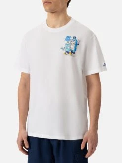 MC2 Saint Barth Cotton T-shirt With Gino & Tony Cryptopuppets Print | CRYPTOPUPPETS SPECIAL EDITION 9 MC2 Saint Barth Cotton T-shirt With Gino & Tony Cryptopuppets Print | CRYPTOPUPPETS SPECIAL EDITION -MC2 Saint Barth Shop UID TSHM00102257H MAN T SHIRT WHITE CRYPTOPUPPETS 20250304171944 01