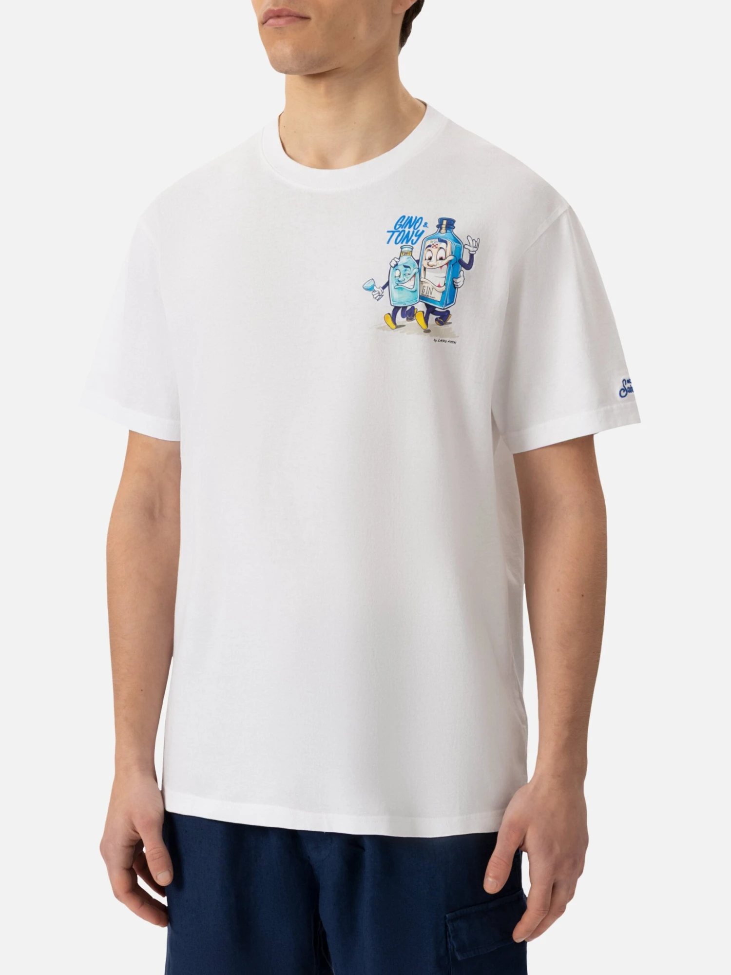 MC2 Saint Barth Cotton T-shirt With Gino & Tony Cryptopuppets Print | CRYPTOPUPPETS SPECIAL EDITION 5 MC2 Saint Barth Cotton T-shirt With Gino & Tony Cryptopuppets Print | CRYPTOPUPPETS SPECIAL EDITION - Image 3