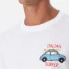 MC2 Saint Barth Man Cotton T-shirt With Fiat 500 Placed Print And Embroidery | FIAT 500 SPECIAL EDITION 1 MC2 Saint Barth Man Cotton T-shirt With Fiat 500 Placed Print And Embroidery | FIAT 500 SPECIAL EDITION -MC2 Saint Barth Shop UID TSHM00103930F MAN T SHIRT WHITE FIAT 500 02