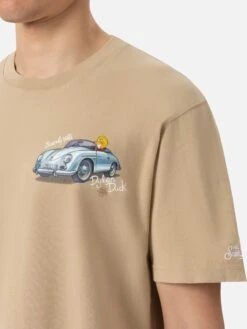 MC2 Saint Barth Cotton T-shirt With Ducky Cryptopuppets Print | CRYPTOPUPPETS SPECIAL EDITION