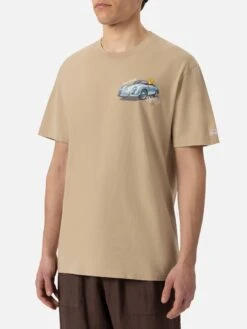 MC2 Saint Barth Cotton T-shirt With Ducky Cryptopuppets Print | CRYPTOPUPPETS SPECIAL EDITION -MC2 Saint Barth Shop UID TSHM00105355H MAN T SHIRT BROWN CRYPTOPUPPETS 20250304173500 01