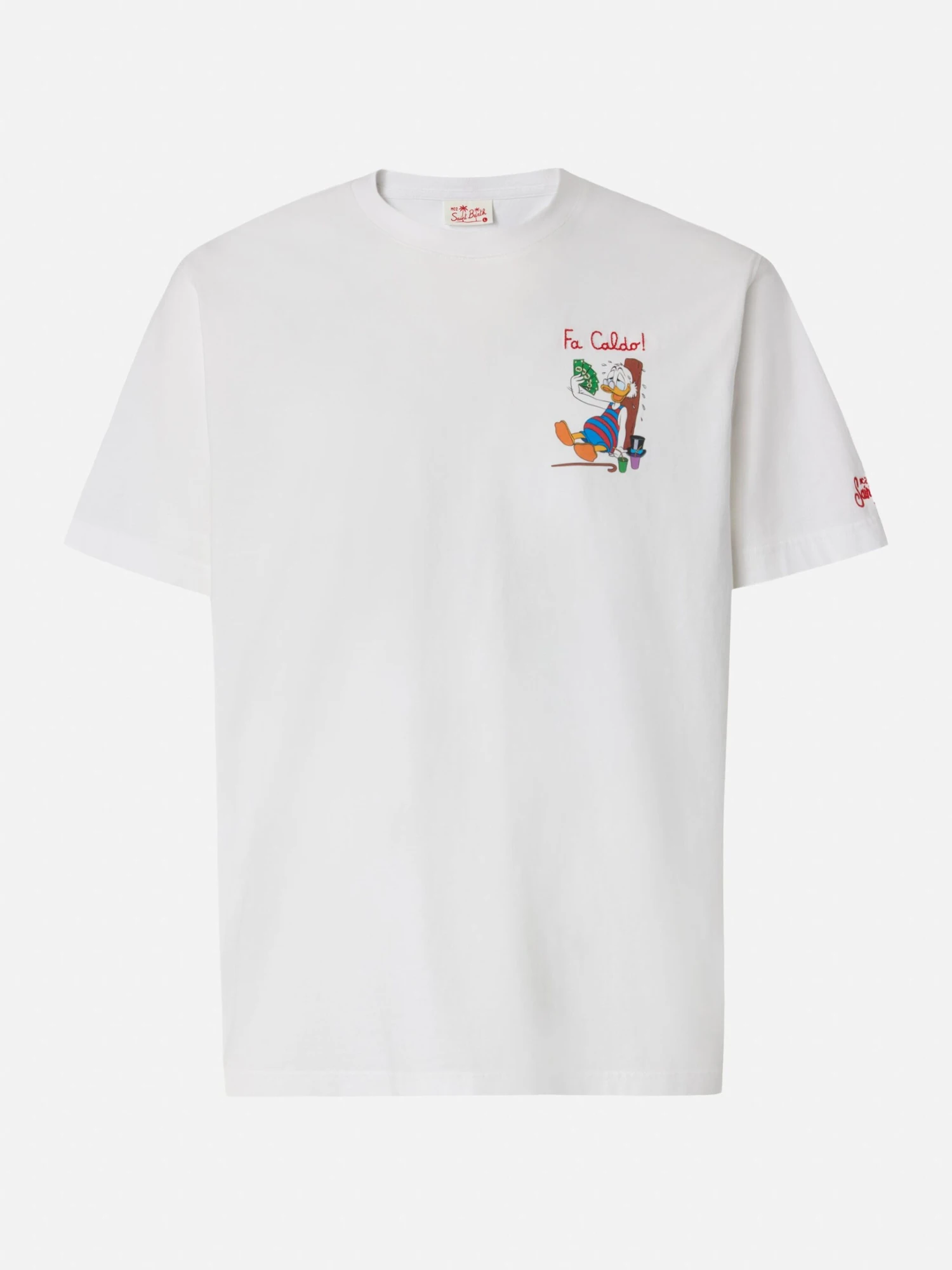 MC2 Saint Barth Cotton T-shirt With Scrooge Print And Fa Caldo Embroidery | DISNEY® SPECIAL EDITION 6 MC2 Saint Barth Cotton T-shirt With Scrooge Print And Fa Caldo Embroidery | DISNEY® SPECIAL EDITION - Image 4