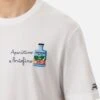MC2 Saint Barth Cotton T-shirt With Aperitivo A Portofino Embroidery | PORTOFINO DRY GIN SPECIAL EDITION -MC2 Saint Barth Shop UID TSHM00105645H MAN T SHIRT WHITE PORTOFINODRYGIN 20250304171944 03