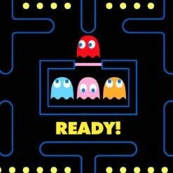 Boy Light Fabric Swim Shorts With Pac Man Print |Pacman© -MC2 Saint Barth Shop actionpacam 3