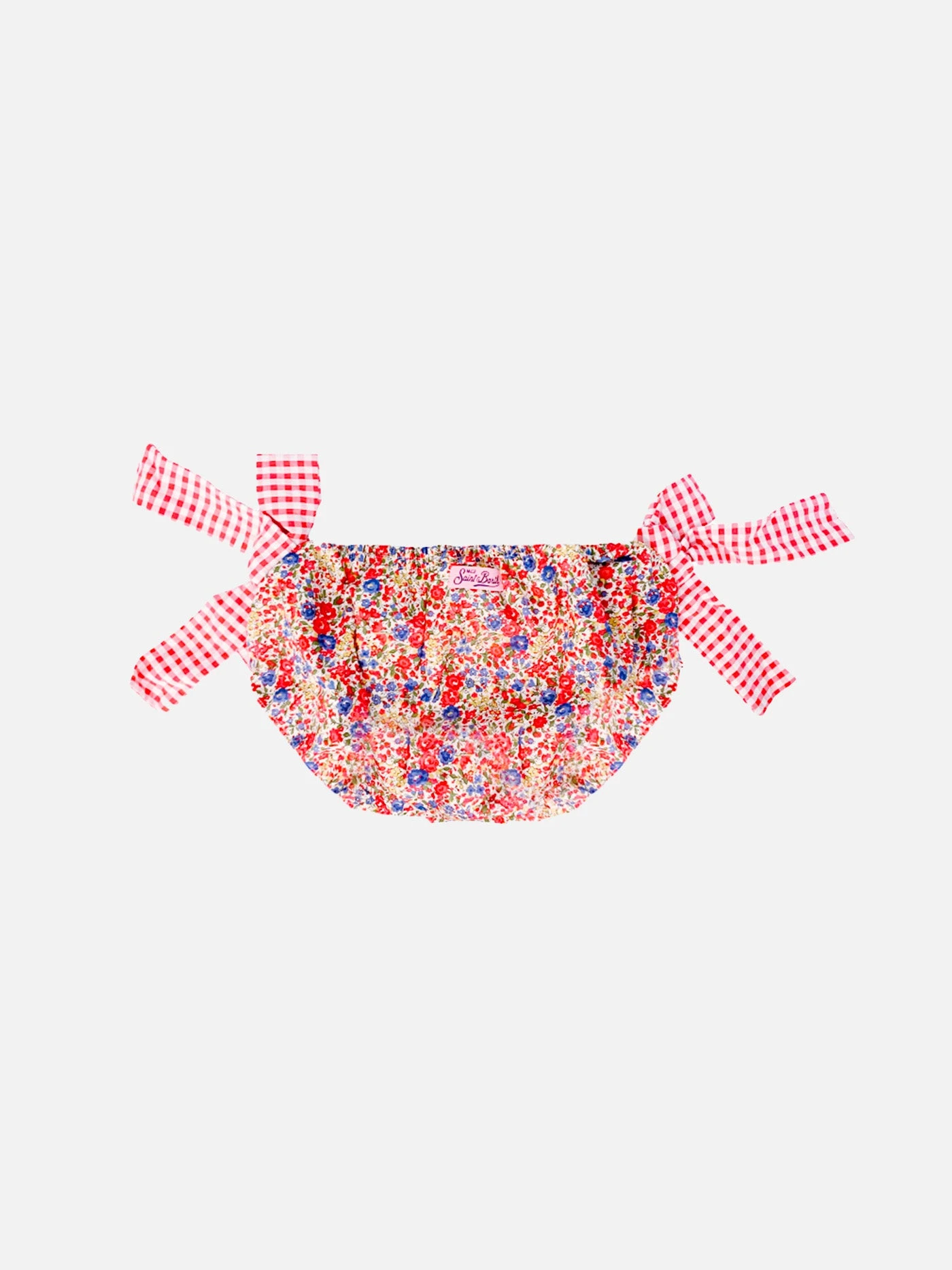 Girl Swim Briefs With Flower Print With Bows | Made With Liberty Fabrics 4 Girl Swim Briefs With Flower Print With Bows | Made With Liberty Fabrics - Image 2