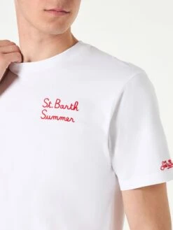 MC2 Saint Barth Man Cotton T-shirt With Simpson Family Print | THE SIMPSON SPECIAL EDITION