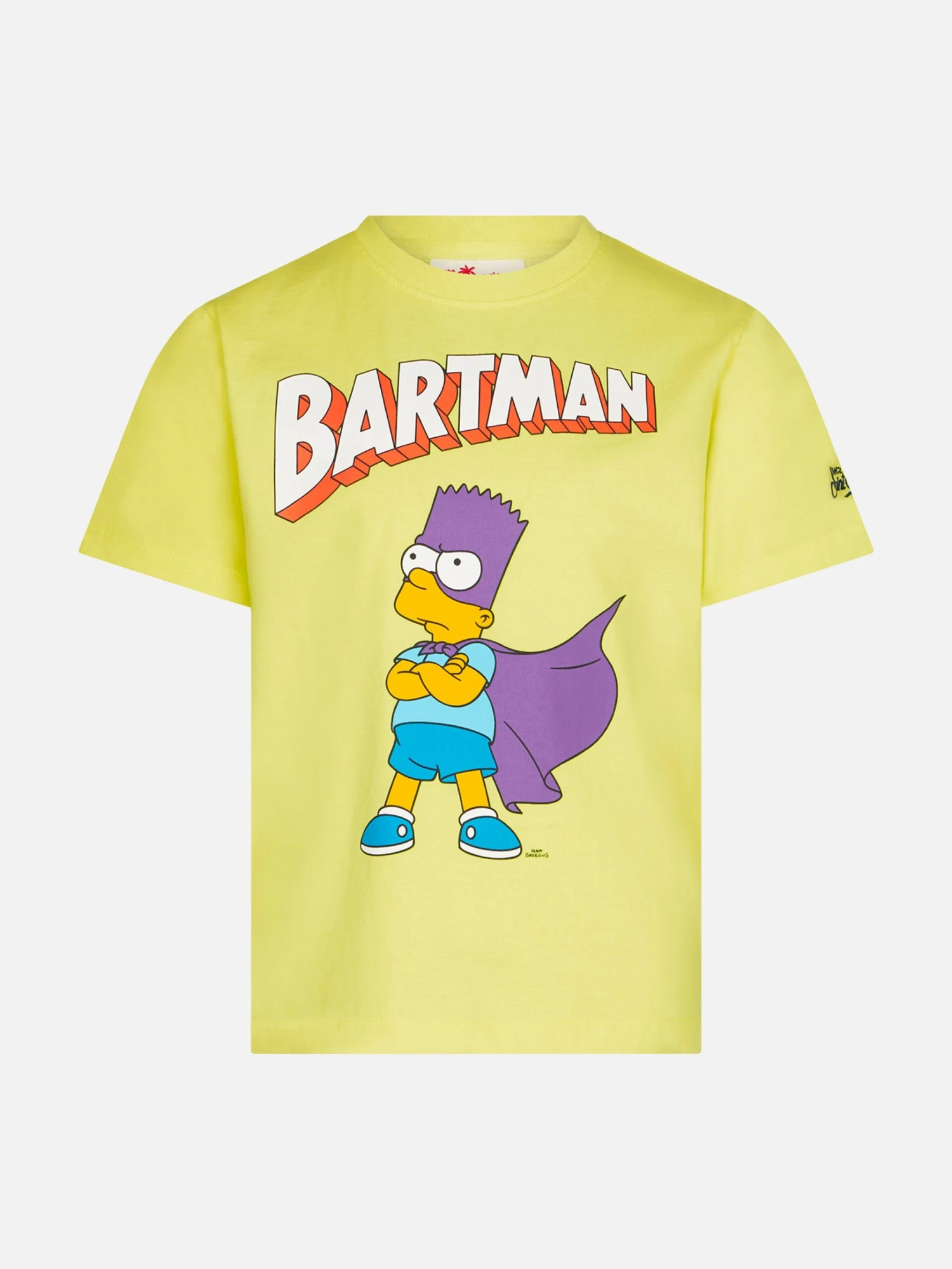 MC2 Saint Barth Boy Yellow Cotton T-shirt With Bartman Print | THE SIMPSONS SPECIAL EDITION 3 MC2 Saint Barth Boy Yellow Cotton T-shirt With Bartman Print | THE SIMPSONS SPECIAL EDITION