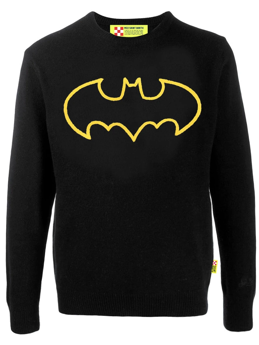 Man Black Sweater Batman Logo | Warner Bros. Special Edition 6 Man Black Sweater Batman Logo | Warner Bros. Special Edition - Image 4