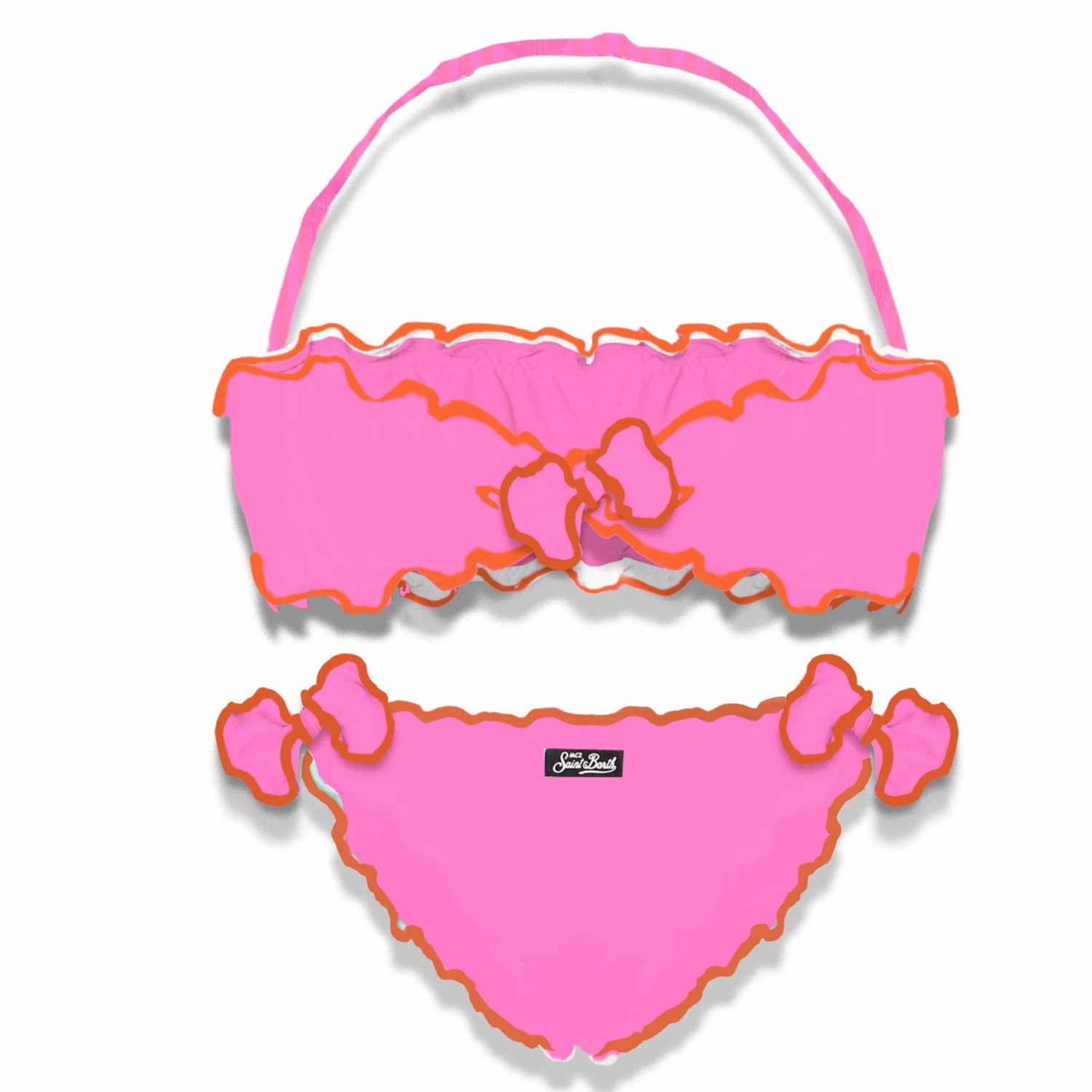 Girl Bandeau Bikini With Star Stud 4 Girl Bandeau Bikini With Star Stud - Image 2