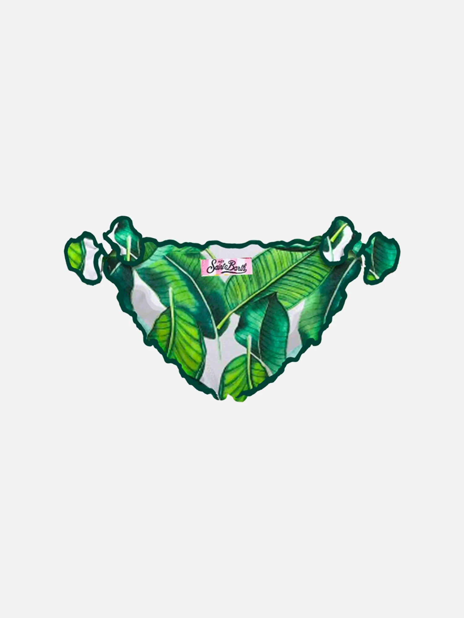Girl Swim Briefs With Tropical Print 4 Girl Swim Briefs With Tropical Print - Image 2