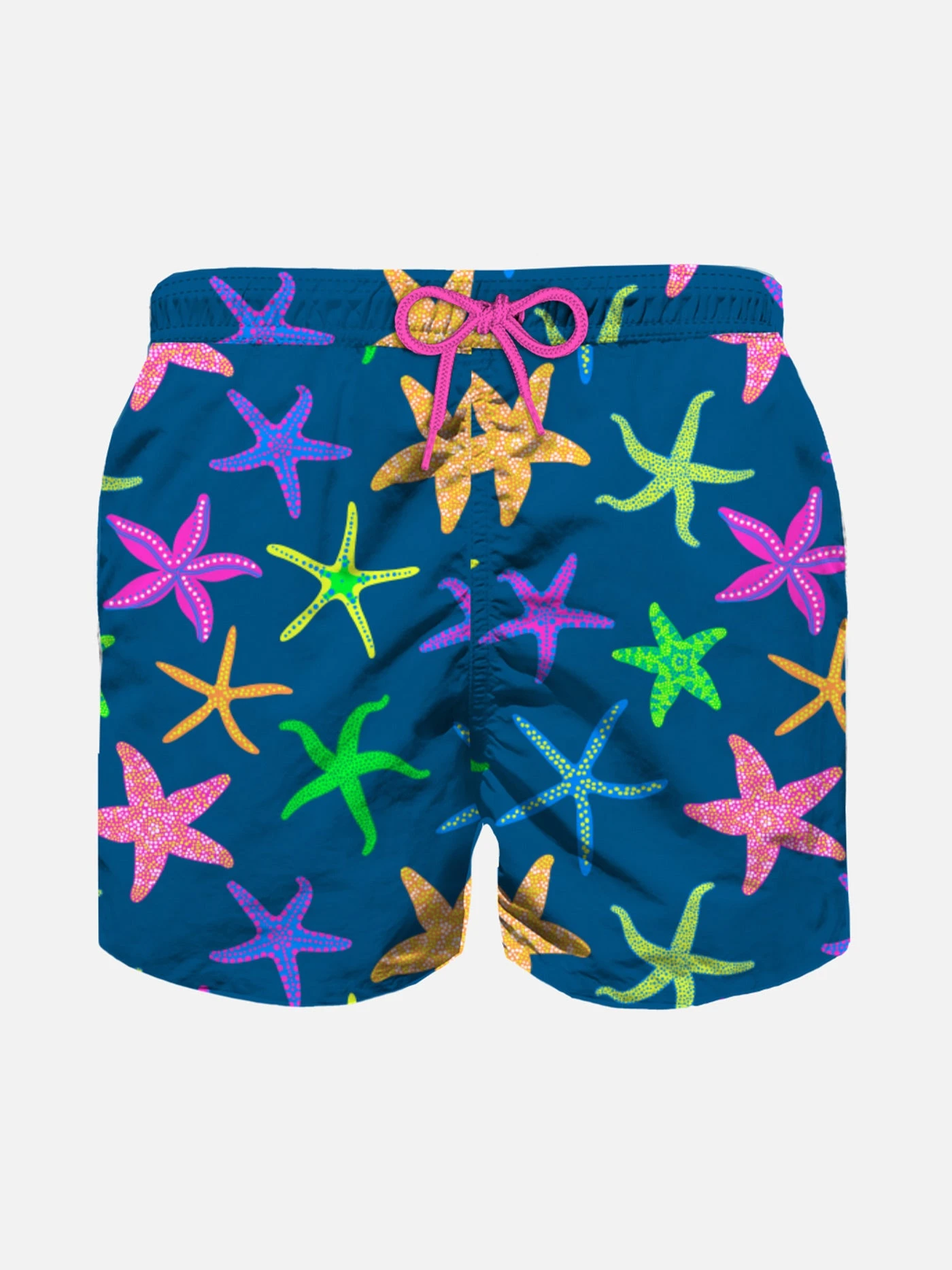 MC2 Saint Barth Boy Swim Shorts With Multicolor Starfish Print 3 MC2 Saint Barth Boy Swim Shorts With Multicolor Starfish Print