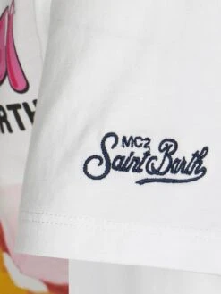 MC2 Saint Barth Boy Cotton T-shirt With Ducky Big Babol Print | BIG BABOL® SPECIAL EDITION -MC2 Saint Barth Shop boy cotton t shirt big babol duck 3