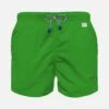 Green Light Fabric Boy Swim Shorts | Pantone® Special Edition -MC2 Saint Barth Shop boy piv001 swimshorts green 1