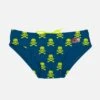 Yellow Fluo Skulls Boy Swim Briefs -MC2 Saint Barth Shop boy swim briefs pirates 01