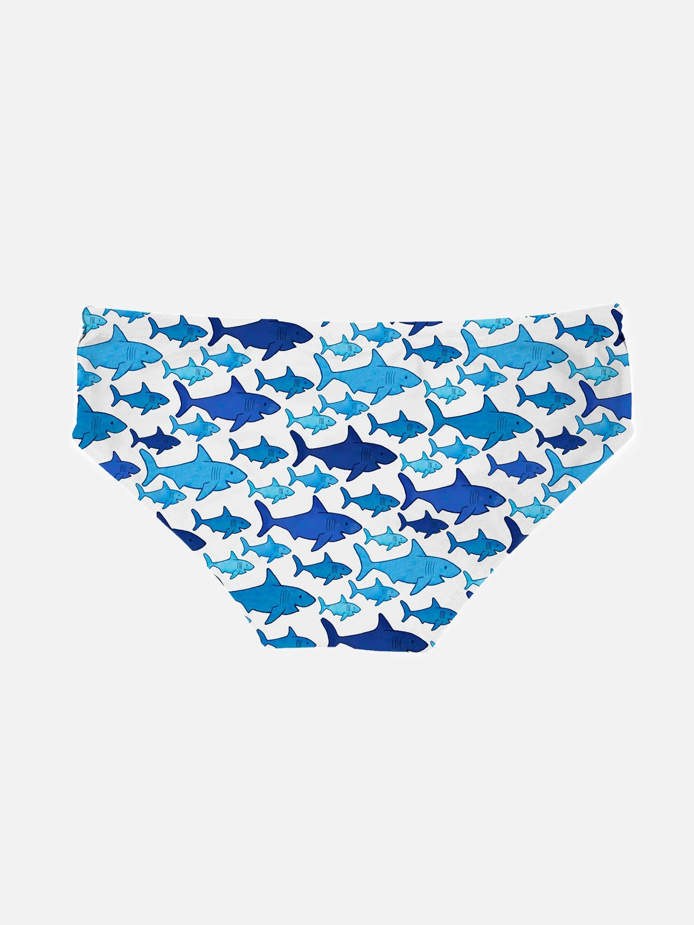 MC2 Saint Barth Multi Shark Print Boy Swim Briefs 4 MC2 Saint Barth Multi Shark Print Boy Swim Briefs - Image 2