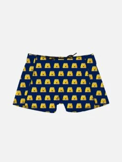 Boys Lycra Swim Shorts With Car Print