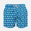 Bull Terrier All Over Print Boy's Light Swimshorts -MC2 Saint Barth Shop boy swimshort bull terrier 01
