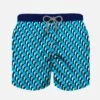 Boy Swim Shorts With Penguin Print And Emboridery -MC2 Saint Barth Shop boy swimshort penguins pocket 1