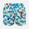 MC2 Saint Barth Boy Swim Shorts With Smurf All Over Print | SMURFS SPECIAL EDITION -MC2 Saint Barth Shop boy swimshorts puffu love.1