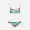 MC2 Saint Barth Girl Bralette Bikini With Camouflage Print