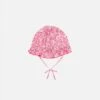 Enfant Bonnet Red| Made With Liberty Fabric -MC2 Saint Barth Shop cap baby flowers springcopia