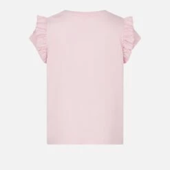 Girl T-shirt With Cocca Di Mamma Embroidery 7 Girl T-shirt With Cocca Di Mamma Embroidery -MC2 Saint Barth Shop cocca mamma embroidery tshirt girl 2