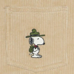 MC2 Saint Barth Boy Corduroy Salopette With Snoopy Patch | SNOOPY PEANUTS™ SPECIAL EDITION -MC2 Saint Barth Shop corduroy jumpsuit snoopy boy 3