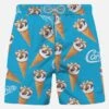 MC2 Saint Barth Man Classic Swim Shorts With Algida Print | ALGIDA® SPECIAL EDITION