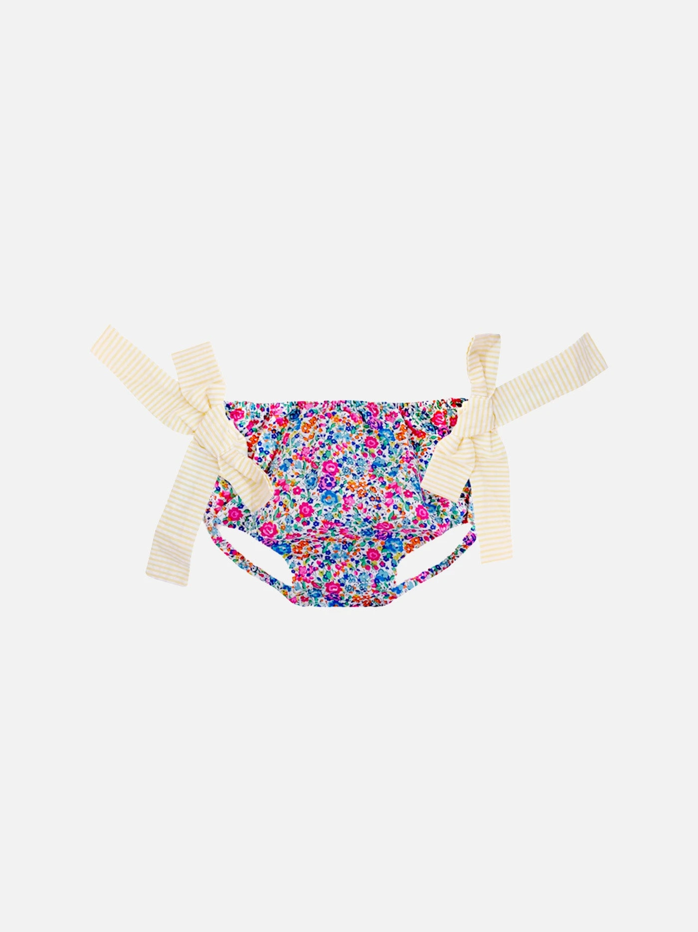 Girl Swim Briefs With Liberty Flower Print And Bows | Made With Liberty Fabric 3 Girl Swim Briefs With Liberty Flower Print And Bows | Made With Liberty Fabric