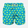 Boy Light Fabric Swim Shorts With Crab Print -MC2 Saint Barth Shop crab blue yellow swimshort e5bf6adb 448d 46e3 a134 6c466d40ed67