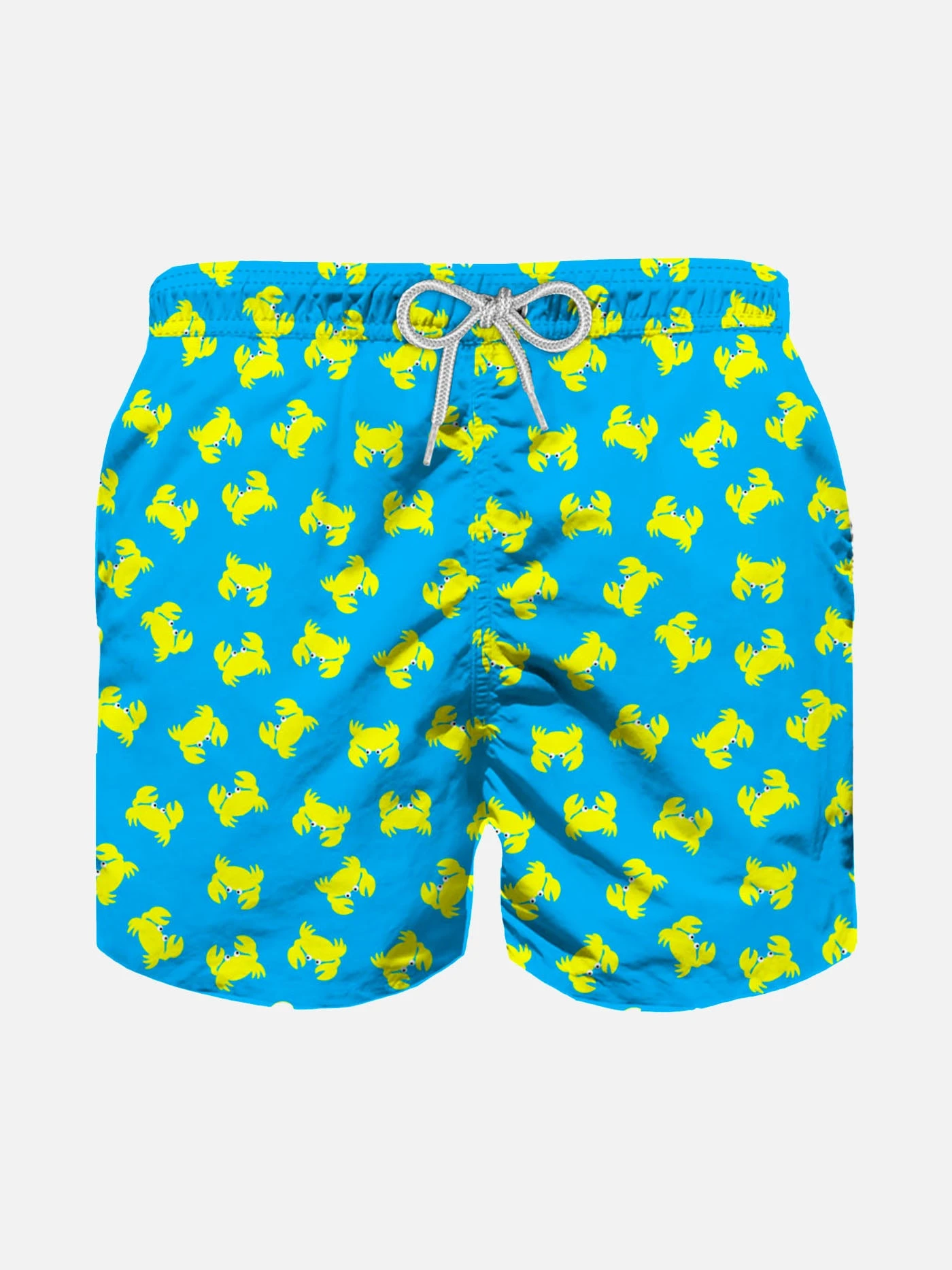 Boy Light Fabric Swim Shorts With Crab Print 3 Boy Light Fabric Swim Shorts With Crab Print