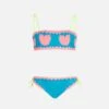 MC2 Saint Barth Girl Crochet Bandeau Bikini With Hearts 2 MC2 Saint Barth Girl Crochet Bandeau Bikini With Hearts -MC2 Saint Barth Shop crochet girl bikini 1