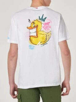 MC2 Saint Barth Man T-shirt With Crypto Duck Print | CRYPTO PUPPETS® SPECIAL EDITION -MC2 Saint Barth Shop cryptopuppets tshirt man 2