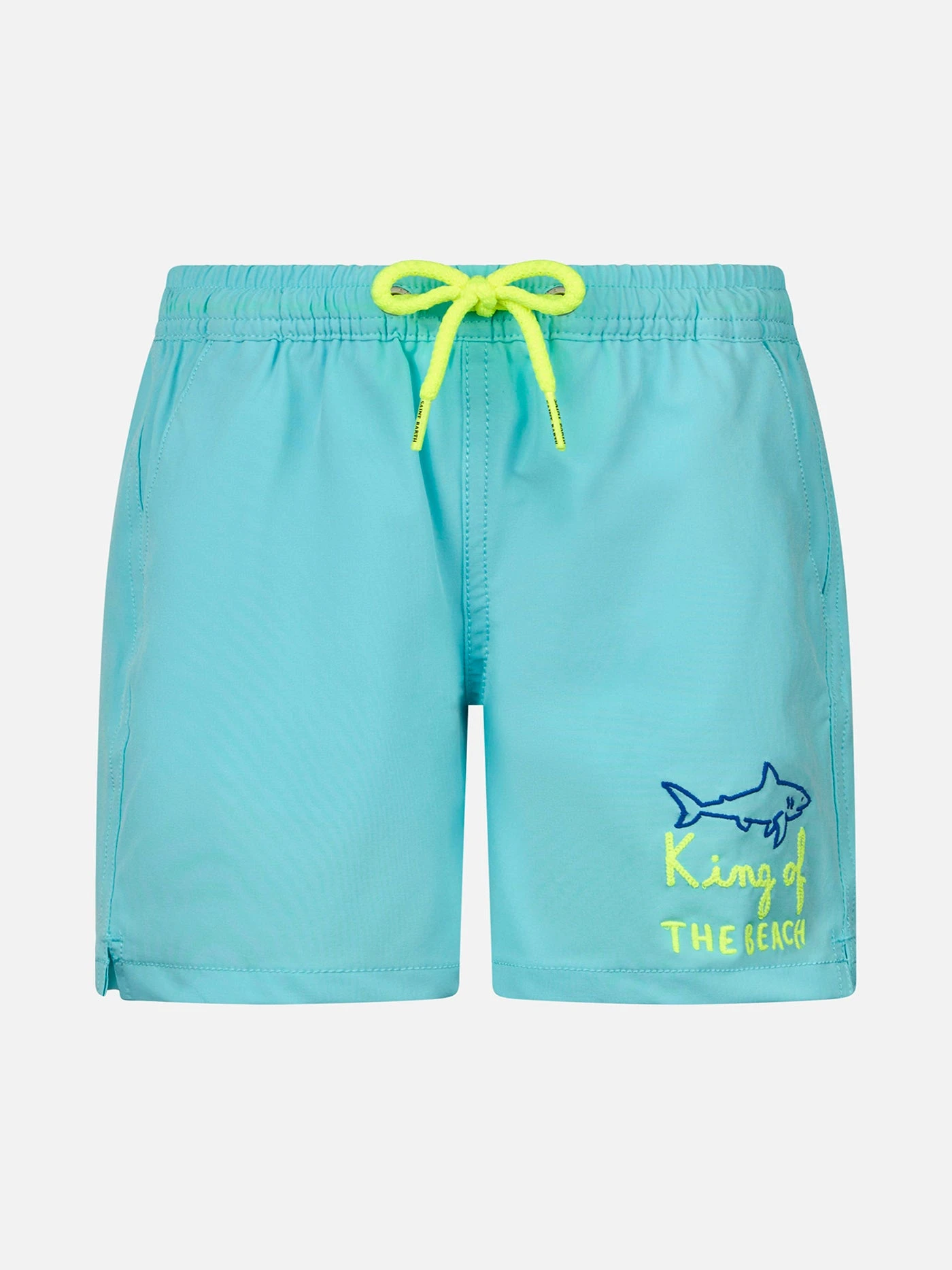 MC2 Saint Barth Boy Comfort Swim Shorts With King Of The Beach Embroidery 3 MC2 Saint Barth Boy Comfort Swim Shorts With King Of The Beach Embroidery