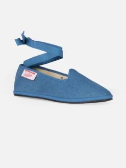 MC2 Saint Barth Woman Denim Slipper Loafers | MY CHALOM SPECIAL EDITION