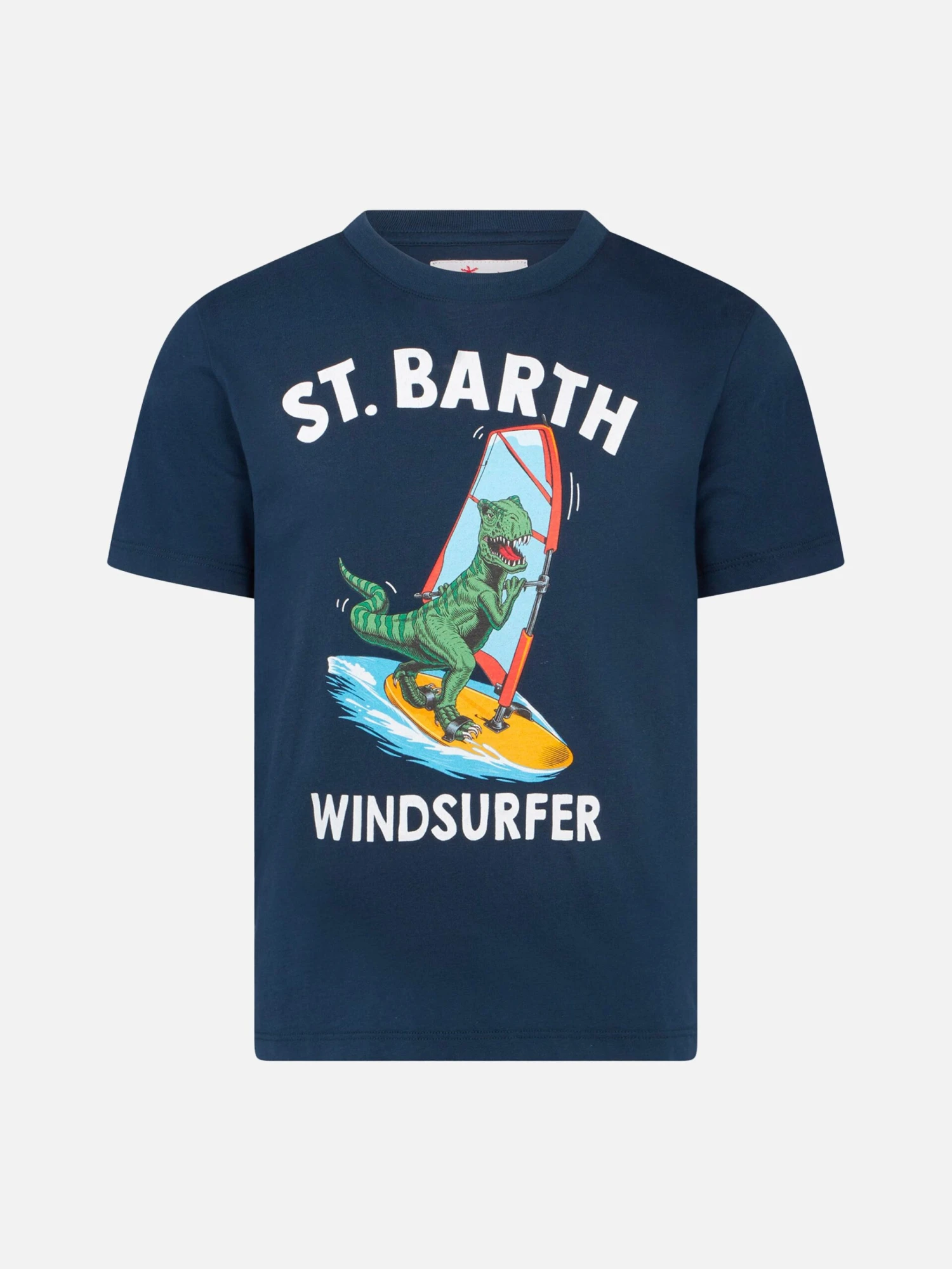 MC2 Saint Barth Boy Cotton T-shirt With Dinosaur Print 3 MC2 Saint Barth Boy Cotton T-shirt With Dinosaur Print