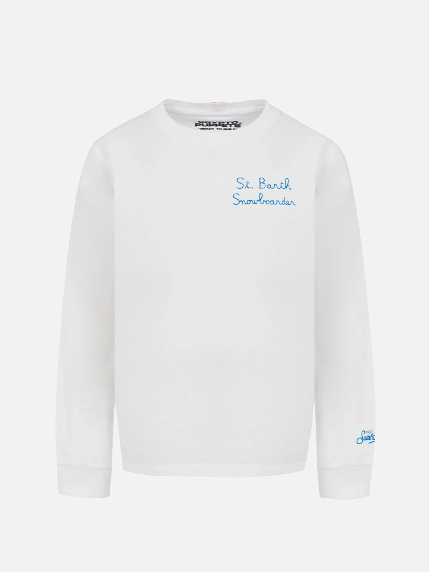 MC2 Saint Barth Boy Heavy Cotton T-shirt Luton With Crypto Duck Snow Print | CRYPTO PUPPETS SPECIAL EDITION 3 MC2 Saint Barth Boy Heavy Cotton T-shirt Luton With Crypto Duck Snow Print | CRYPTO PUPPETS SPECIAL EDITION