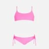 MC2 Saint Barth Girl Fluo Pink Bralette Bikini -MC2 Saint Barth Shop fluo pink bralette bikini girl 1 1