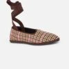 MC2 Saint Barth Woman Pied De Poule Slipper Loafers | MY CHALOM SPECIAL EDITION -MC2 Saint Barth Shop friulane slipper woman pied poule 4