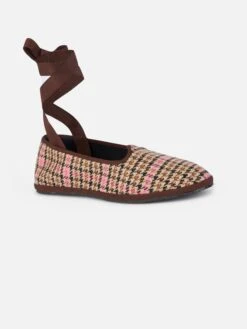 MC2 Saint Barth Woman Pied De Poule Slipper Loafers | MY CHALOM SPECIAL EDITION