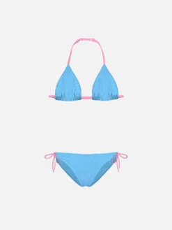 MC2 Saint Barth Girl Light Blue Triangle Bikini