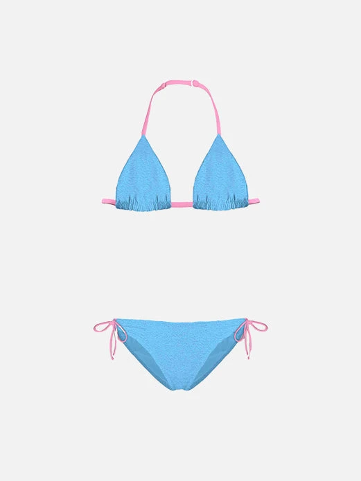 MC2 Saint Barth Girl Light Blue Triangle Bikini 3 MC2 Saint Barth Girl Light Blue Triangle Bikini