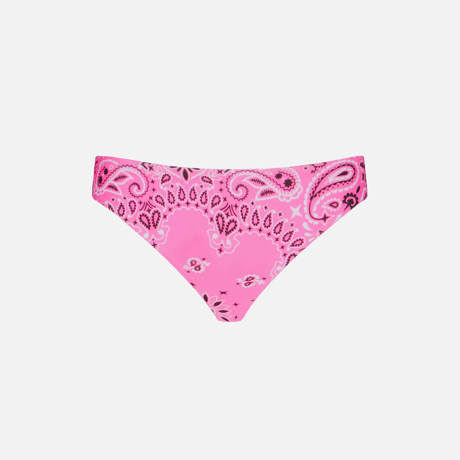 MC2 Saint Barth Girl Swim Briefs With Pink Bandanna Print 4 MC2 Saint Barth Girl Swim Briefs With Pink Bandanna Print - Image 2
