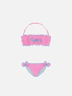 Girl Bandeau Bikini With Viziata Embroidery