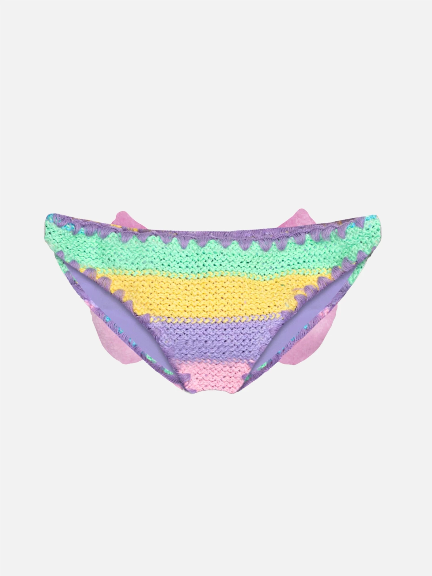 Girl Crochet Swim Briefs With Bow 4 Girl Crochet Swim Briefs With Bow - Image 2