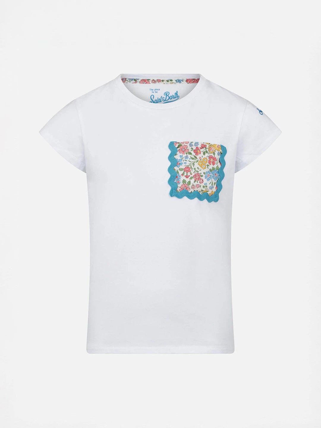 MC2 Saint Barth Girl Cotton T-shirt With Pocket 3 MC2 Saint Barth Girl Cotton T-shirt With Pocket