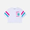 MC2 Saint Barth Girl Cotton Cropped T-shirt -MC2 Saint Barth Shop girl crop top sb 01