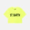 Girl Fluo Yellow Crop T-shirt 1 Girl Fluo Yellow Crop T-shirt -MC2 Saint Barth Shop girl crop top yellow fluo 01