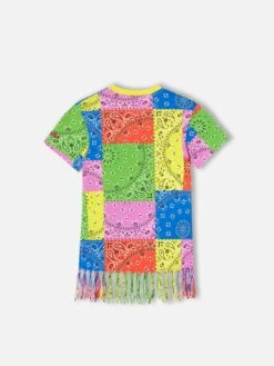 MC2 Saint Barth Girl Cotton Dress With Fluo Bandanna Print -MC2 Saint Barth Shop girl dress bandanna fluo 02 33b427d6 1511 452a 9fc0 8b1054258c24